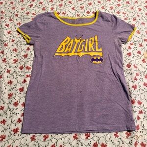 Batgirl Kids T-Shirt in Purple and Yellow